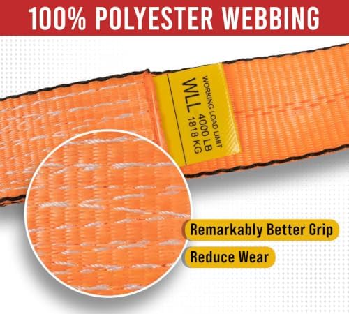 Mytee Products 8 Pack 2" x9' Over The Wheel Tire Straps w/Ratchet, Swivel J - Image 5
