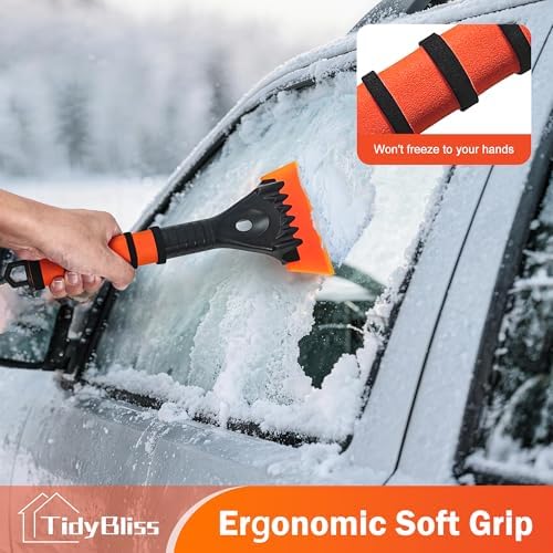 TidyBliss Ice Scraper for Car Windshield, SUV Truck Glass Window - Image 4