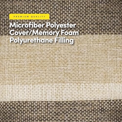 Sweet Home Collection Chair Cushion Memory Foam Pads Tufted Slip Non Skid - Image 4