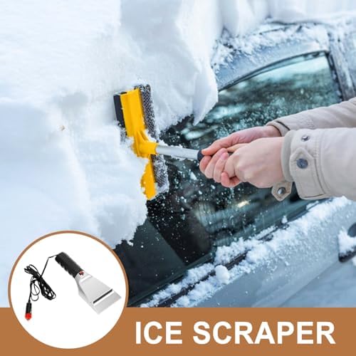 Heated Car Ice Scraper for Winter Thick Snow and Frost Removal - Image 7