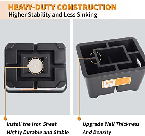 OULEME Heavy Duty Trailer Jack Block, - Image 5