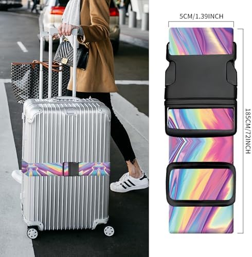 Luggage Straps for Suitcases, Heavy Duty Travel Belt - Image 3