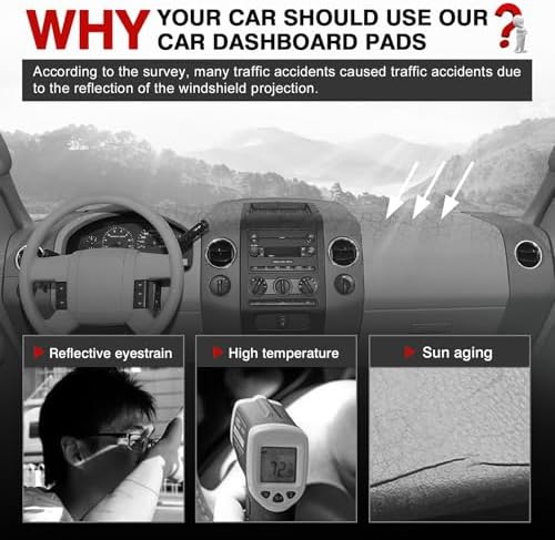 Autorder Beige Dashboard Cover Mat - Image 2