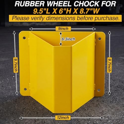 Outus 1 Pack Steel Truck Wheel Chock Holder - Image 2