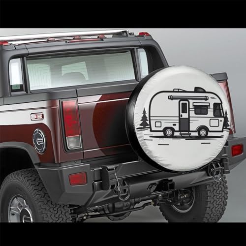 Touring Car Spare Tire Cover Wheel Protectors - Image 6