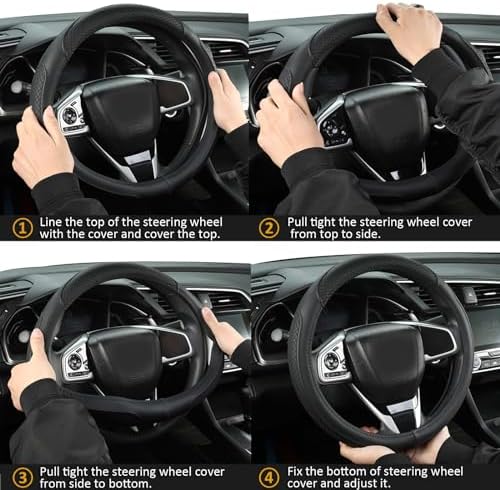 West Llama Customized Auto Car Steering Wheel Cover - Image 6