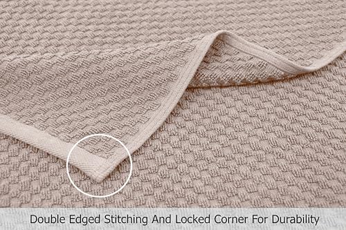 COTTON CRAFT Hooded Bath Towel for Adults – 100% Cotton Waffle Weave Towel - Image 4