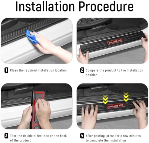 4PCS Door Sill Protector for Honda CRV 2026 2025 2024 2023 Hybrid Accessories - Image 6