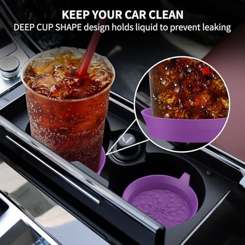 ME.FAN Car Cup Coasters Silicone Cars Coasters - Image 3