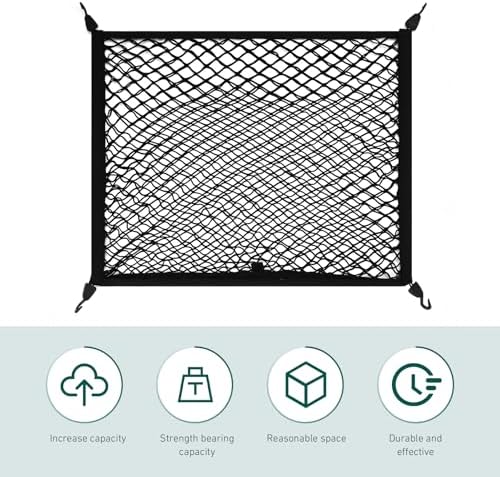 Cargo Net for SUV, Car Trunk Net, Highly Elastic Storage Mesh Nets - Image 4