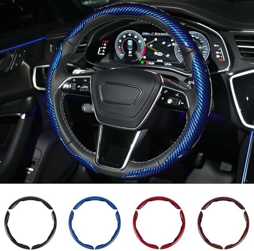 Hiseanllo Carbon Fiber Steering Wheel Cover 3PCS Set – Anti-Slip, by HiseanlloTech