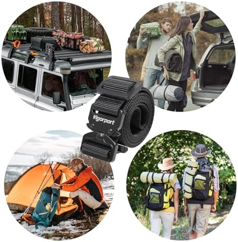 Vigorport Utility Straps Quick Release Nylon Backpack Accessory Bag Strap - Image 6
