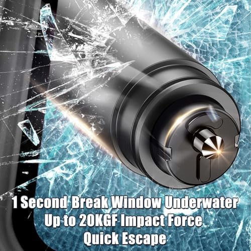 4 Pack Safe Hammer Glass Breaker Underwater, 2-in-1 Car Safety Hammer Window - Image 2