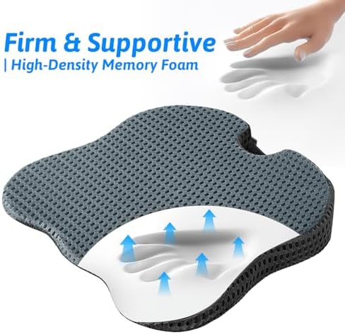 Wedge Car Seat Cushion for Driving for Better Visibility & Sciatica Relief - Image 4