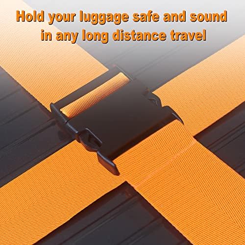 Chelmon Luggage Straps for Suitcases TSA Approved Travel Essentials 4 Pack - Image 4