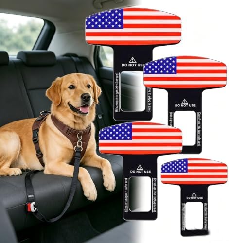 4 Pack Clips for Dogs, Cats Travel Harness Decorative Car Interior Clips - Image 2