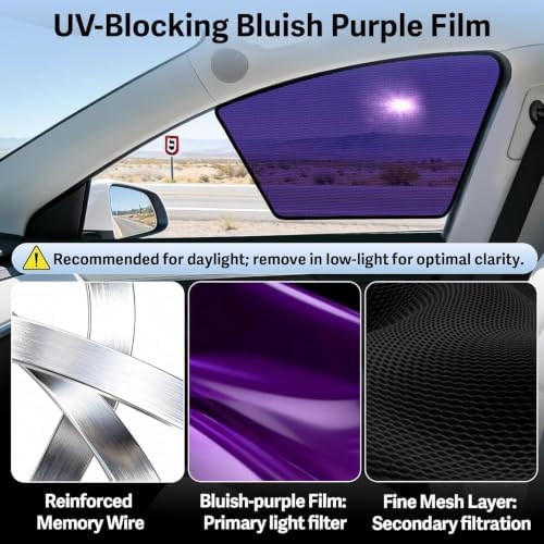 ZATOOTO Tesla Model Y Juniper 2020-2026 Front Car Window Shade - Image 6