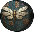 Delerain Spare Tire Cover Gold Dragonfly Wheel Covers Waterproof Dust-Proof UV by Delerain
