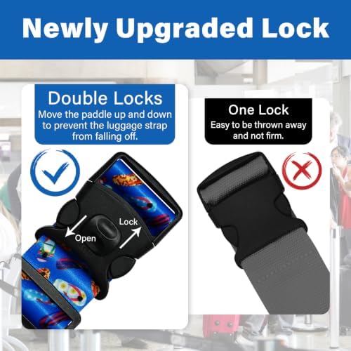 Luggage Straps for Suitcases, Travel Adjustable Belt - Image 3