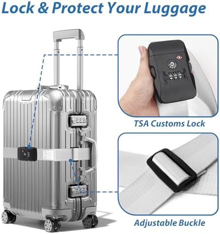 TSA Approved Luggage Straps - Image 4