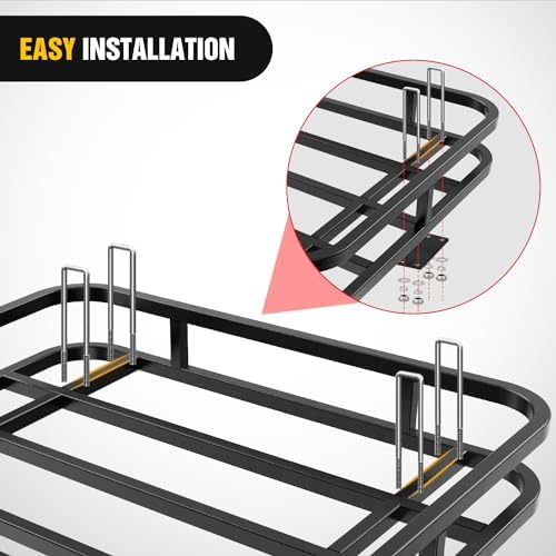 Nilight 32”×26”×4” RV Bumper Mounted Cargo Rack Carrier - Image 4