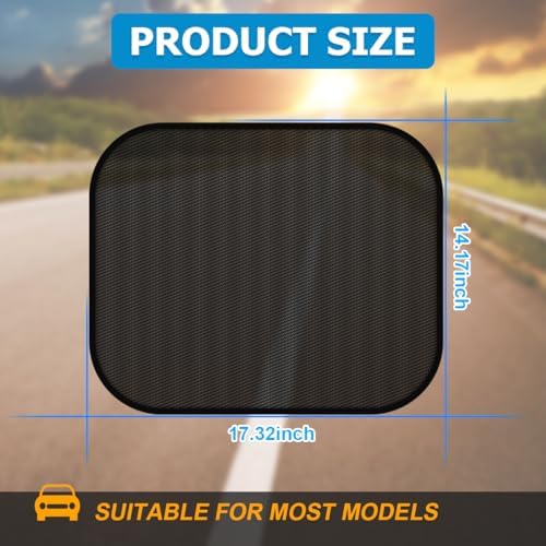 2PCS Car Side Window Shade - Image 2