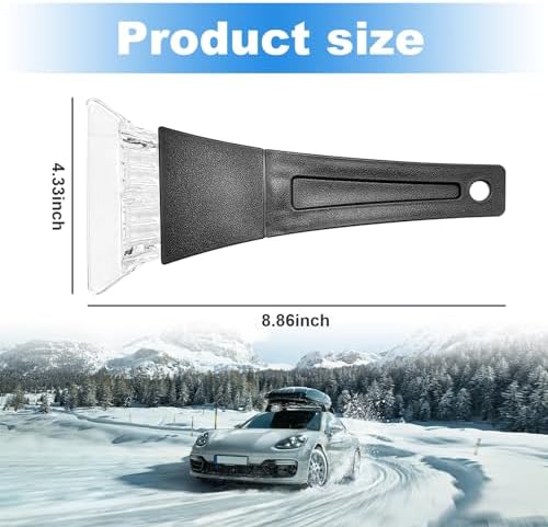 Ziciner Car Ice Scraper, Scratch Free Snow and Ice Scraper - Image 2