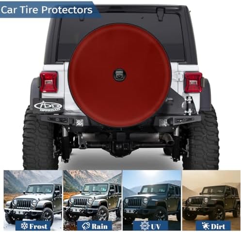 Spare Tire Cover with Backup Camera Hole Fit - Image 6