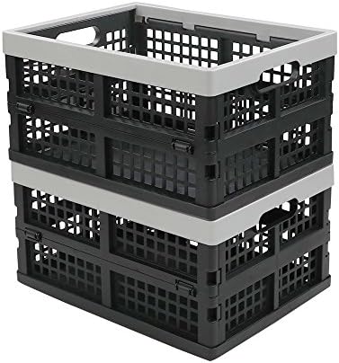 16-Liter Collapsible Storage Crates/Folding Milk Basket - Image 3