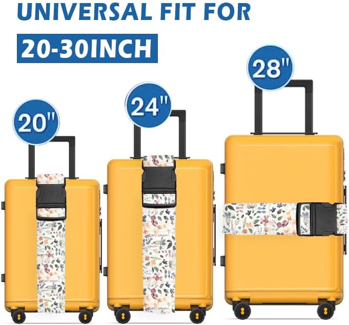 Luggage Straps for Suitcases Travel Belt Accessories, Cute Suitcase Strap - Image 2
