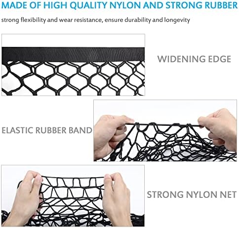 MICTUNING 2-Layer Heavy Duty SUV Truck Cargo Net, 44 x 15 Inch Universal Bed Net - Image 3
