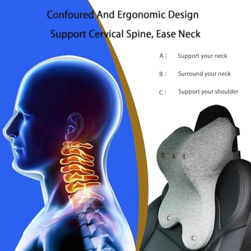 Car Neck Pillow for Driving Gaming Chair Headrest Pillow Office Chair Neck - Image 2