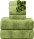 8-Piece Bath Towel Set, 2 Extra Large Bath Towel Sheets, 2 Hand Towels and 4 by Smuge