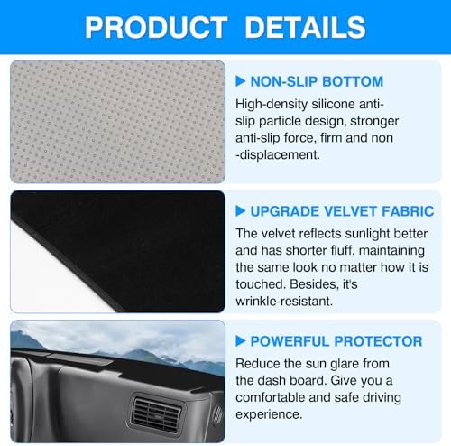 Autorder Dashboard Cover Mat for Chevrolet Impala 2006-2013/ Impala Limited - Image 6
