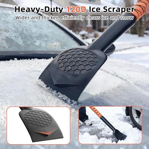 45" Extendable Snow Brush and Ice Scrapers - Image 4