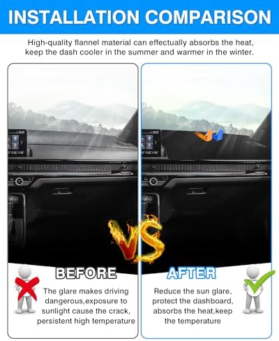 Autorder Dashboard Cover Mat for 2023 2024 2025 2026 Honda CR-V CRV Accessories - Image 3