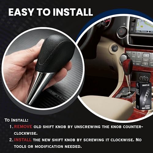 Black Replacement Gear Shift Knob - Image 4