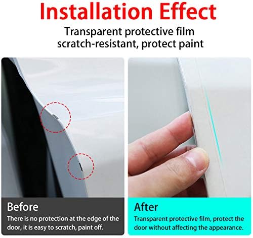 Storystore Car Door Edge Guard, 2 in x 33 Ft Clear Door Edge Protector - Image 4