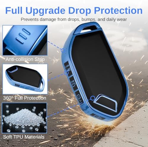 for Kia Key Fob Cover with Keychain - Image 4