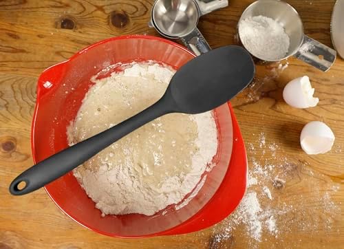 RSVP International Ela’s Favorite Silicone Spatula Spoon, Scrape Sauces - Image 4