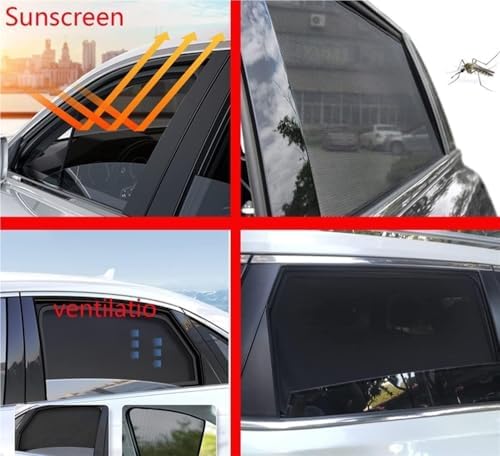 Car Shade Magnetic Sun Shade for Grand Cherokee L 2021-2026 4pcs - Image 5