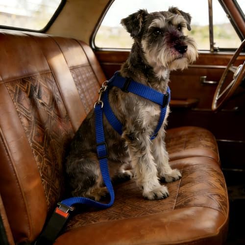Elisel 2 Packs Adjustable Length Pet Dog Cat car seat Belt Pet seat Belt Pet - Image 5