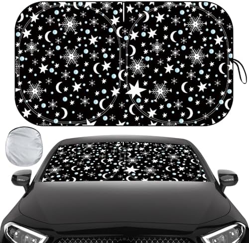 Windshield Sun Shade, Reflective Car Sunshade Blocks Heat, 57 x 31.5 in by Clothclose