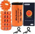6 Pack LED Road Flares, Rechargeable EmergencySafety Strobe Lights by Markstor