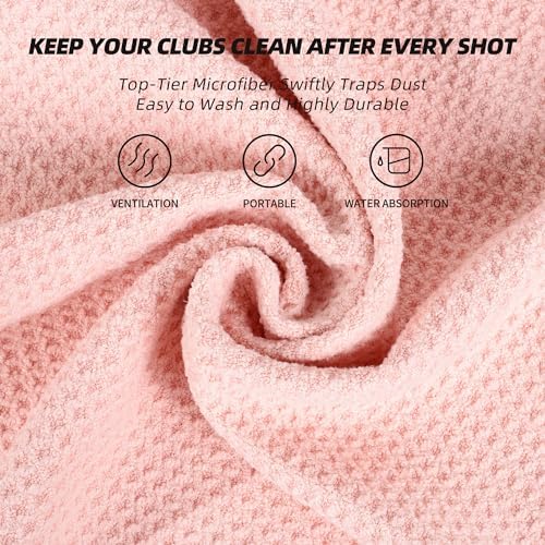 Mile High Life Microfiber Golf Towel 3 Pack Waffle - Image 2