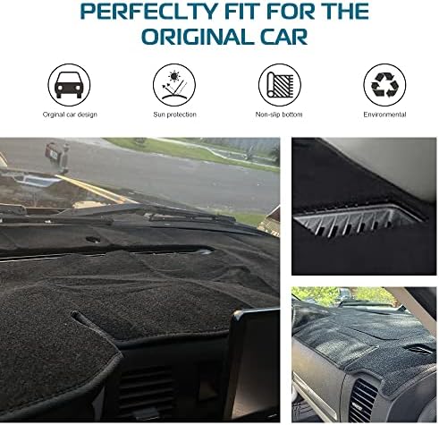 Black Dash Cover Fit Compatible - Image 2