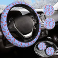 Purple Cherry Steering Wheel Cover by Olemier
