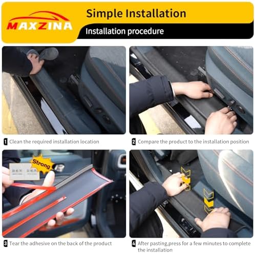 Door Sill Protector for 2022-2025 2026 Ford Maverick Accessories - Image 5