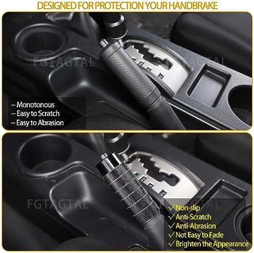 Suitable for Toyota FJ Cruiser 2007-2021 Handbrake Cover, Aluminum Alloy - Image 2