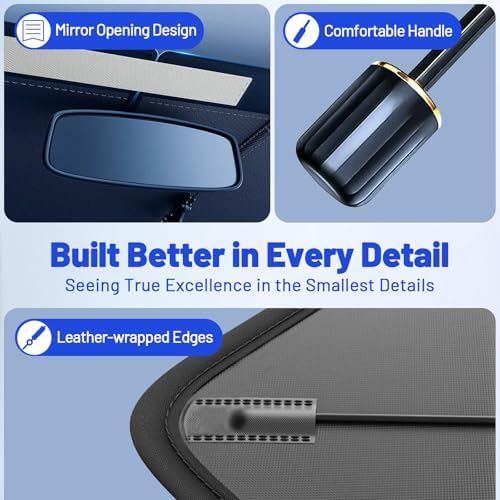 Windshield Sun Shade for Chevrolet Silverado 1500 2019-2026, Exact Fit - Image 7